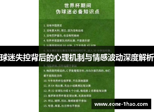 球迷失控背后的心理机制与情感波动深度解析